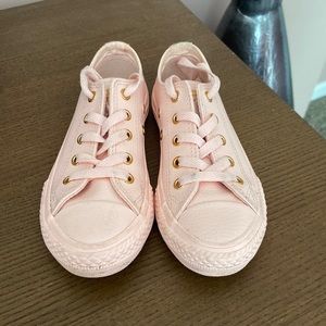Girls Pink Converse size 12